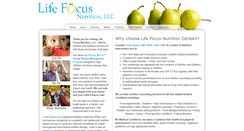 Desktop Screenshot of lifefocusnutrition.com