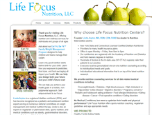 Tablet Screenshot of lifefocusnutrition.com